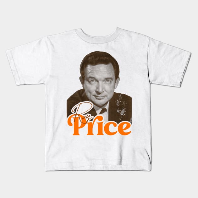 Ray Price // Classic Country Profile Icon Tribute Kids T-Shirt by darklordpug